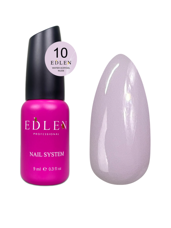 Жидкий акригель Edlen Water Acrygel Nude 9мл 10 coconut
