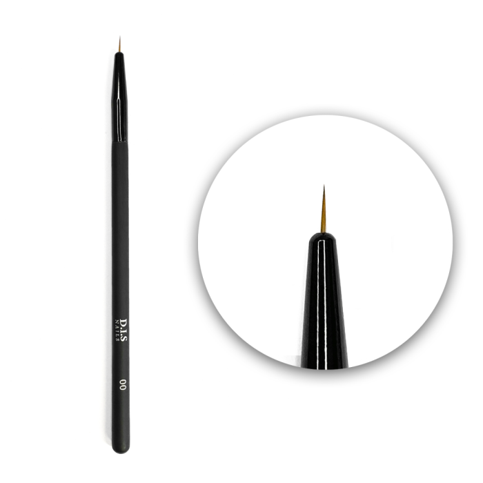 Пензель для малювання DIS Nails 00 (7 мм) Syntetic