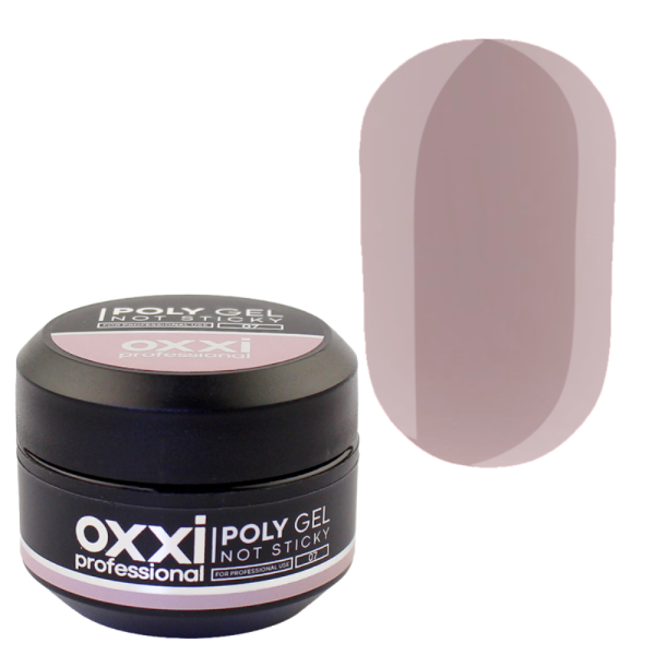 Полигель OXXI Professional без липкого слоя 07 кофейный 30мл