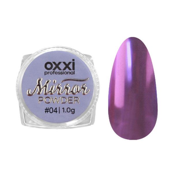 Втирка Oxxi Mirror Powder 04 фуксия, 1г