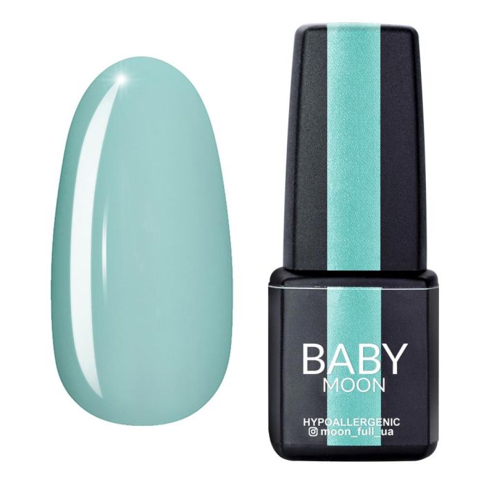 Гель-лак Baby Moon Green Sea 01 біло-зелений світлий, 6мл