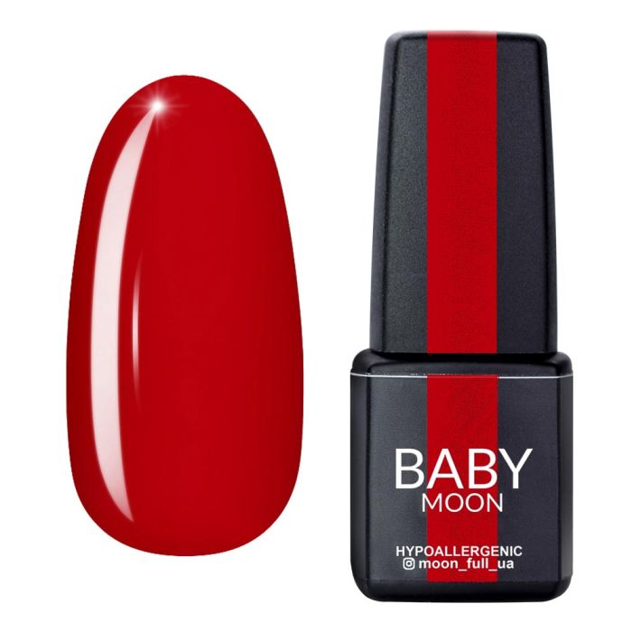 Гель-лак Baby Moon Red Chic 01 полунично-чевоний, 6мл