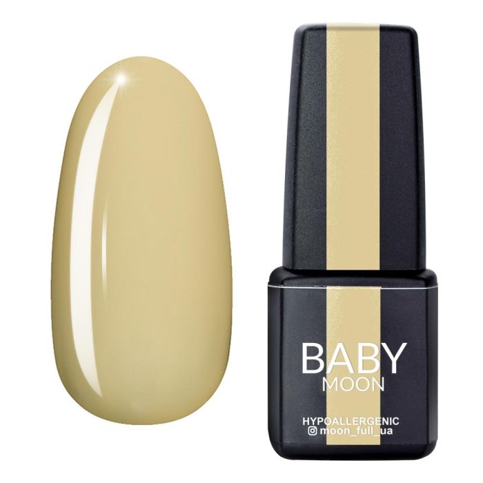Гель-лак Baby Moon Sunny Solo 01 молочно-гірчичний світлий, 6мл