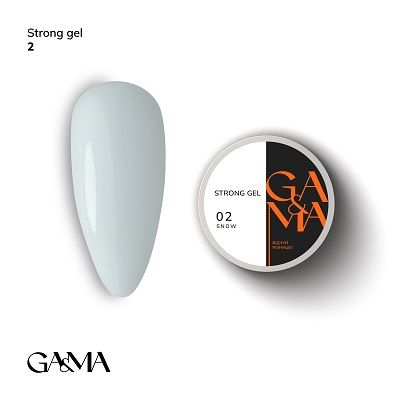 Strong Gel GaMa 002 Snow  Снежный 30г