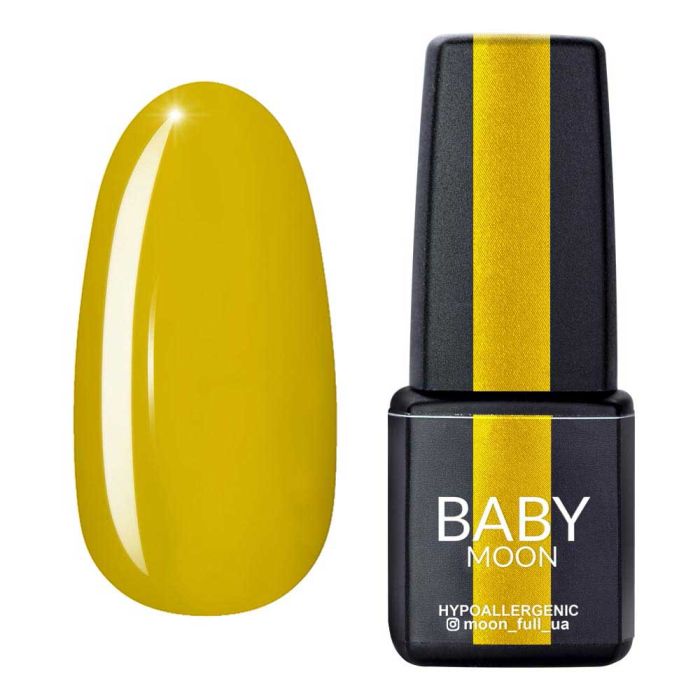 Гель-лак Baby Moon Sunny Solo 002 гірчичний, 6мл