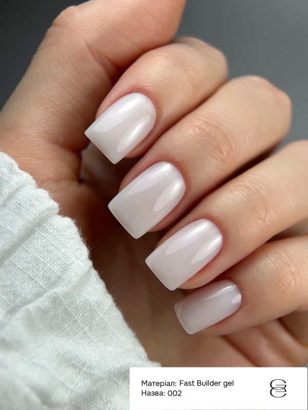 Гель GEMELY Fast builder gel 02, білий 15мл