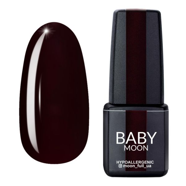 Гель-лак Baby Moon Burgundy 03 шоколадно-вишневый 6мл