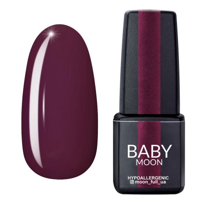 Гель-лак Baby Moon Burgundy 04 темний каштан 6мл