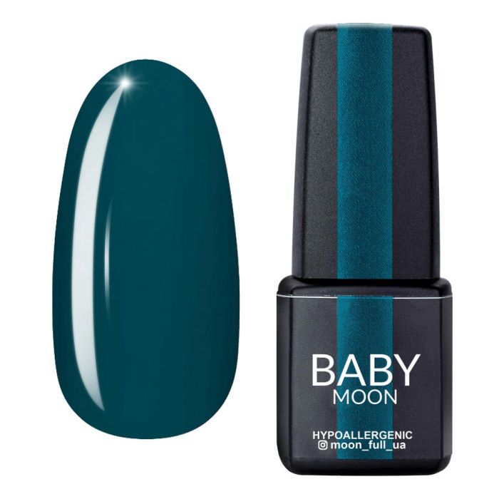 Гель-лак Baby Moon Green Sea 06 синьо-зелений, 6мл