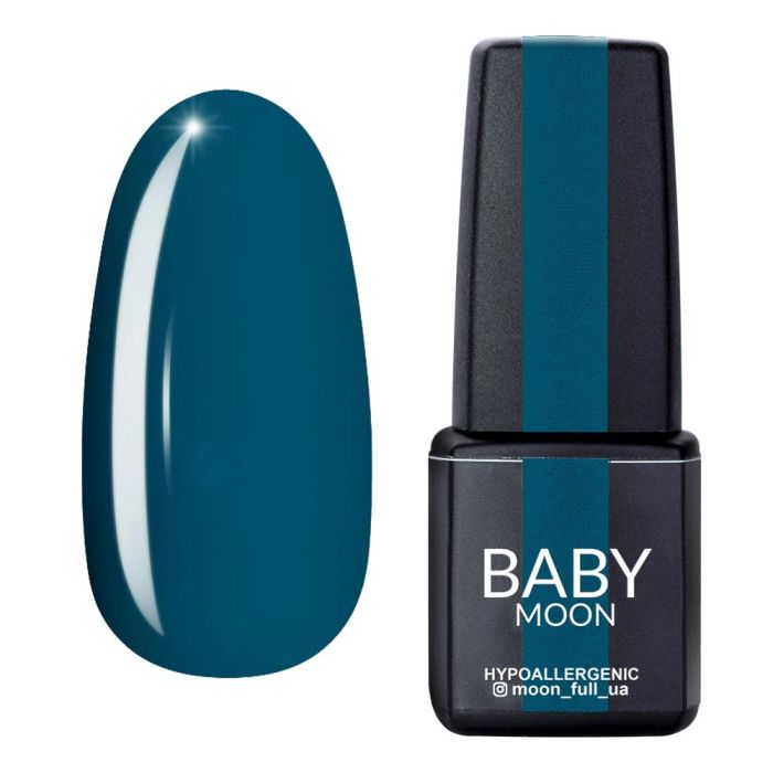 Гель-лак Baby Moon Cold Ocean 6 сіро-зелений, 6мл