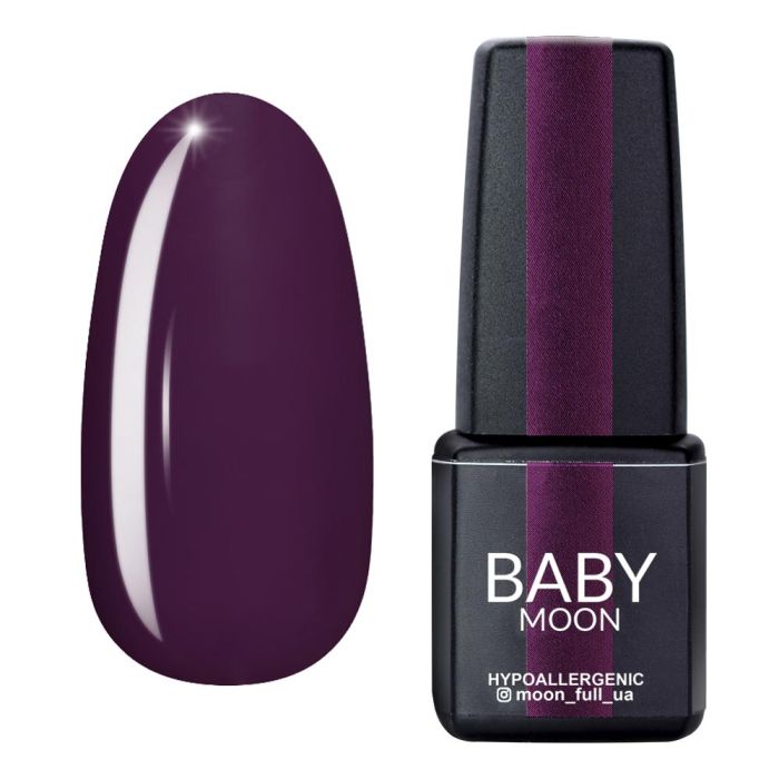 Гель-лак Baby Moon Burgundy 06 баклажан 6мл