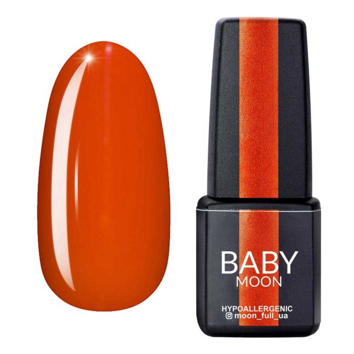 Гель-лак Baby Moon Sunny Solo 08 морквяно-шафрановий, 6мл