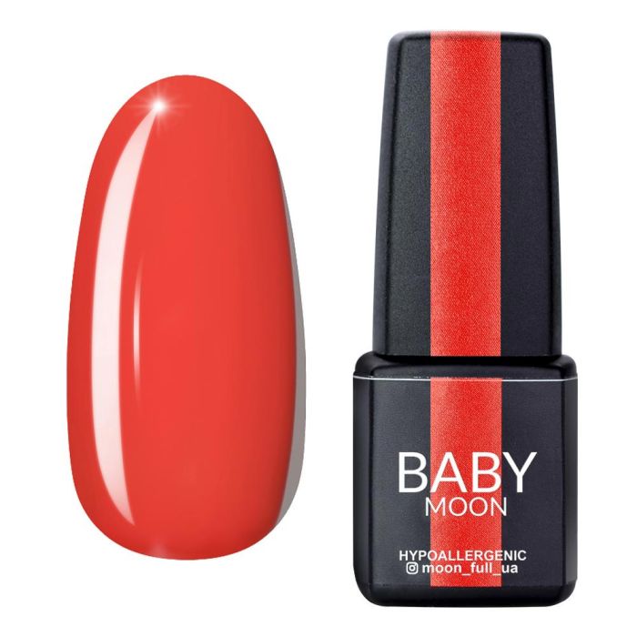 Гель-лак Baby Moon Red Chic 09 кораловий, 6мл