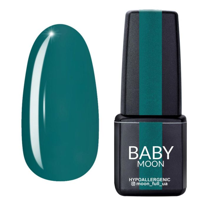 Гель-лак Baby Moon Cold Ocean 9 мятно-бирюзовый, 6мл