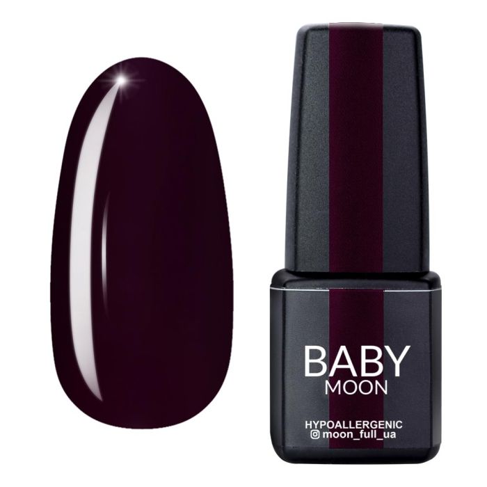 Гель-лак Baby Moon Burgundy 10 брусничний 6мл