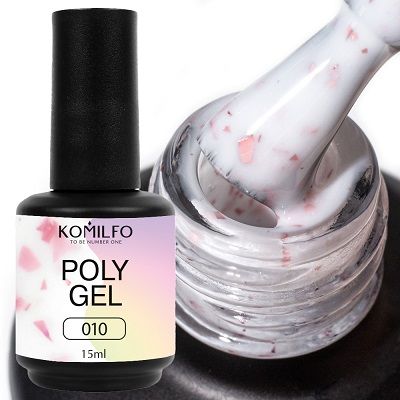Жидкий полигель Komilfo PolyGel 010, 15 мл 