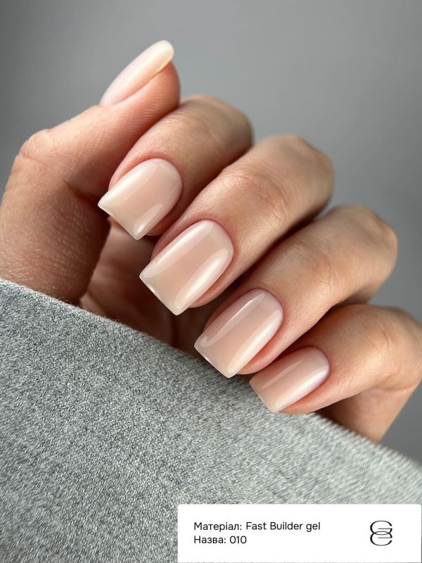 Гель GEMELY Fast builder gel 10, персиковий 30мл