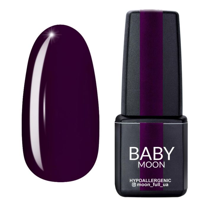 Гель-лак Baby Moon Burgundy 11 темний сливовий 6мл