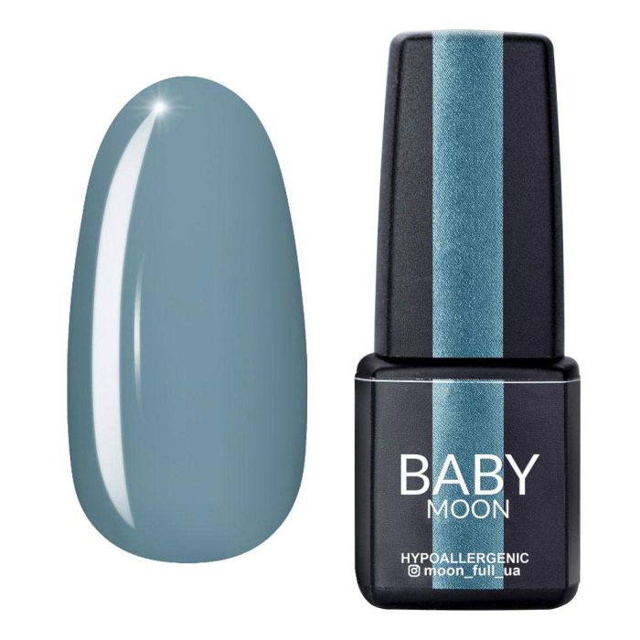Гель-лак Baby Moon Cold Ocean 11 серо-голубой, 6мл