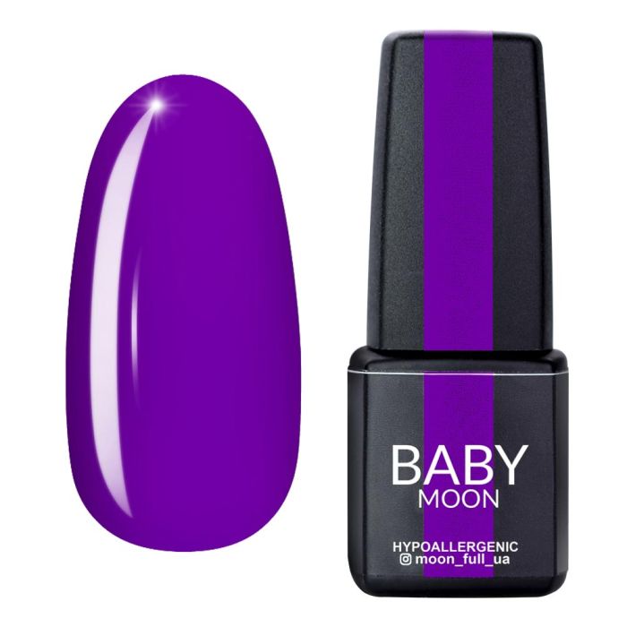 Гель-лак Baby Moon Lilac Train 12 яскраво-фіолетовий, 6мл