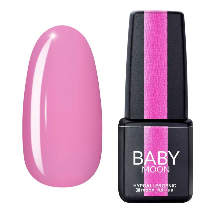 Гель-лак Baby Moon Dolce Rose 12, холодний рожевий 6мл
