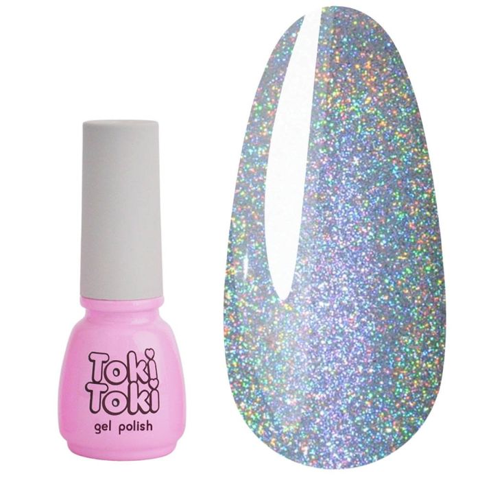 Гель-лак голографічний Котяче око Toki Toki Holographic Cat Eye 5 мл