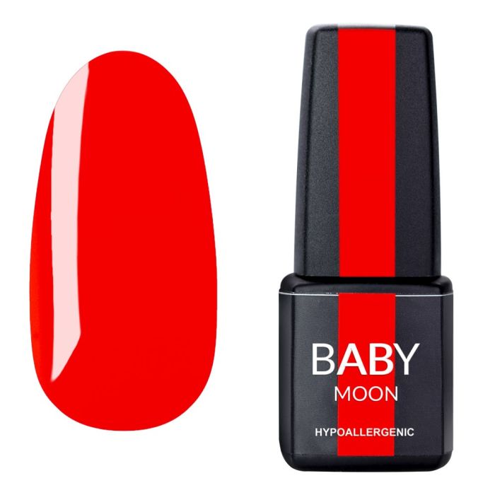 Гель-лак Baby Moon Perfect Neon 15 рожево-оранжевий, 6мл 