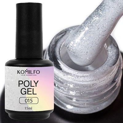Жидкий полигель Komilfo PolyGel 015, 15 мл 