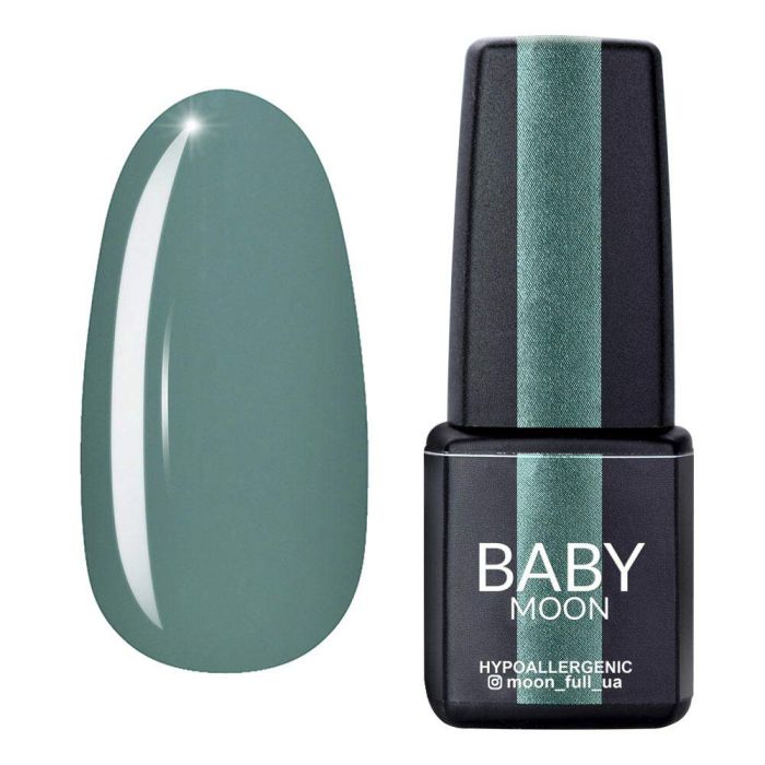 Гель-лак Baby Moon Cold Ocean 15 димчасто-сірий, 6мл