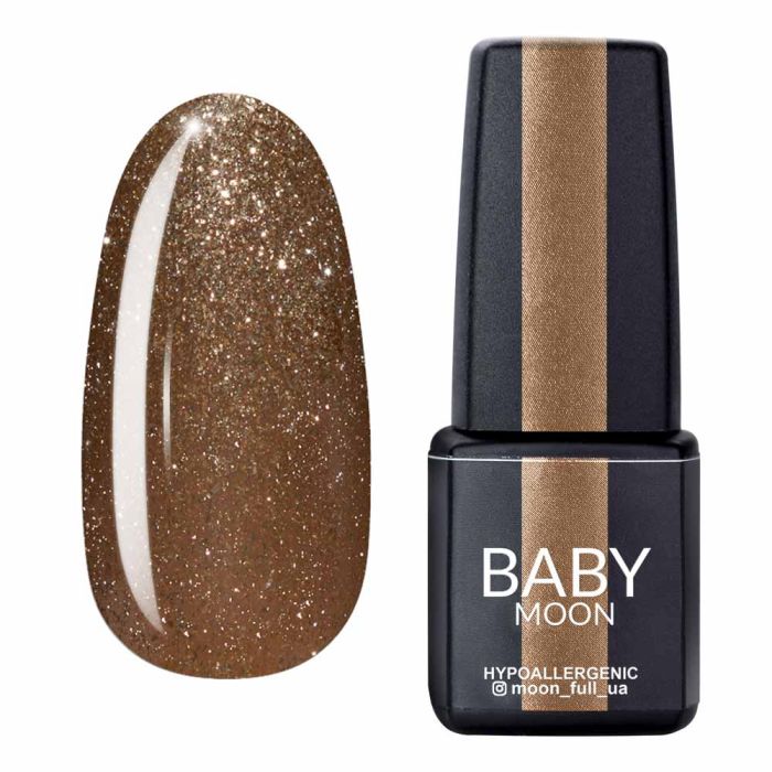 Гель-лак Baby Moon Dance Diamond 15 золотисто-бежевий з дрібним шиммером, 6мл
