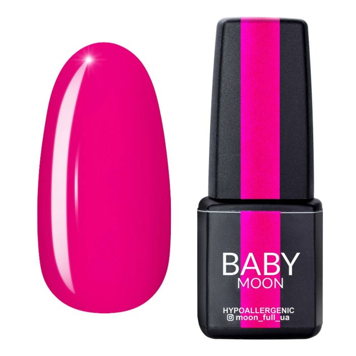 Гель-лак Baby Moon Dolce Rose 15, малиновий 6мл