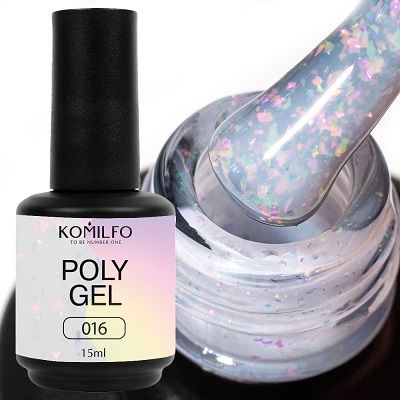 Жидкий полигель Komilfo PolyGel 016, 15 мл 
