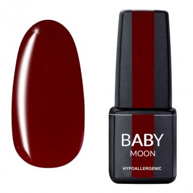 Гель-лак Baby Moon Red Chic 16 темний червоний, 6мл