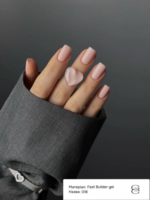 Гель GEMELY Fast builder gel 18, персиковий  30мл