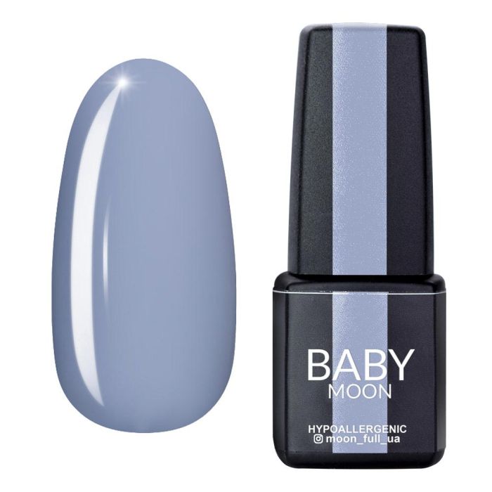 Гель-лак Baby Moon Cold Ocean 18 сіро-блакитний, 6мл