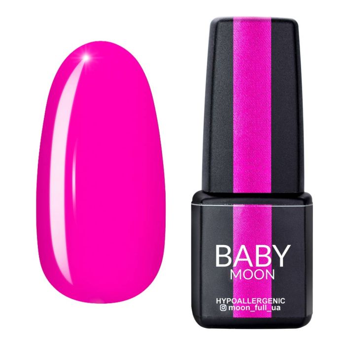 Гель-лак Baby Moon Dolce Rose 18, глибокий рожевий 6мл
