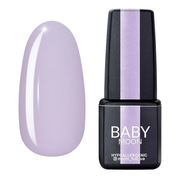 Гель-лак Baby Moon Lilac Train 18 молочный сиреневый, 6мл