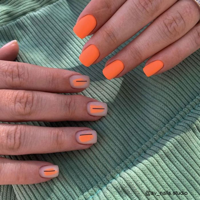 Гель-лак Kira Nails №019 (морковный, неоновый), 6 мл 