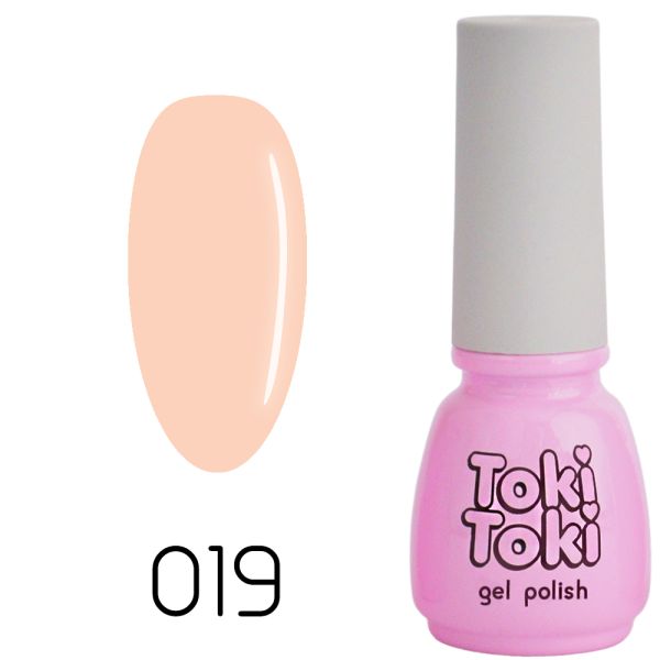 Гель-лак Toki-Toki №019, 5 мл теплий беж