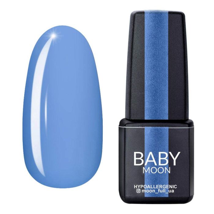 Гель-лак Baby Moon Cold Ocean 19 повітряний синій, 6мл