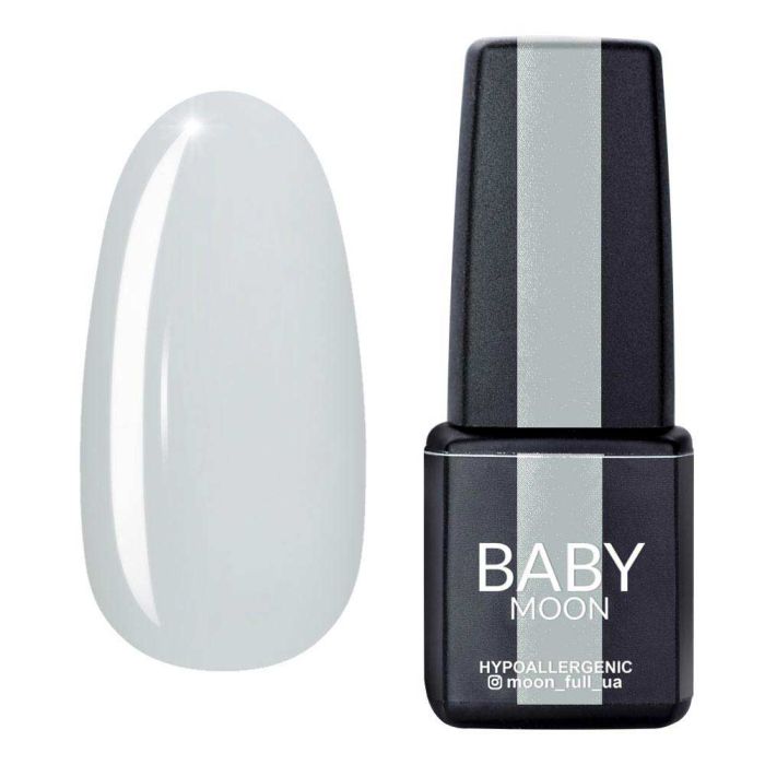 Гель-лак Baby Moon Sensual Nude 19 білий напівпрозорий, 6мл