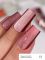 Гель-лак GEMELY  Cat Color 19 теплий ніжний червоний  з дрібними золотистими блискітками, 6мл