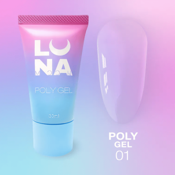 Полигель для наращивания Luna Poly Gel 01, 30мл