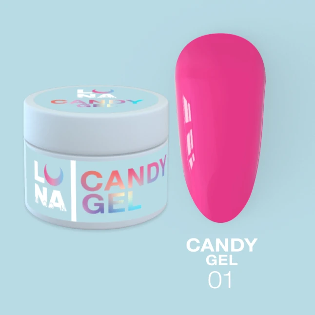 Гель для нарощування Luna Candy Gel 01 15мл