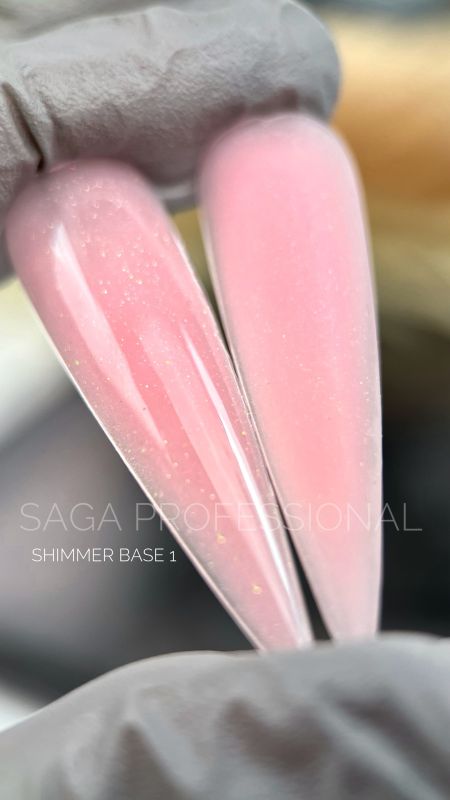 Камуфлююча база Saga Shimmer base 01 (баночка без пензлика), 15мл