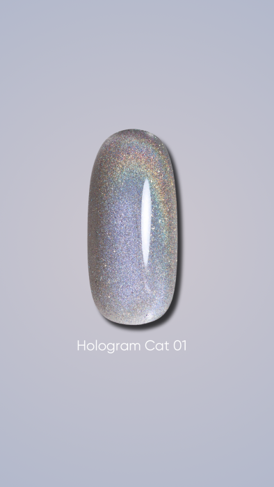 Гель-лак Dark  Hologram cat 01, 6мл