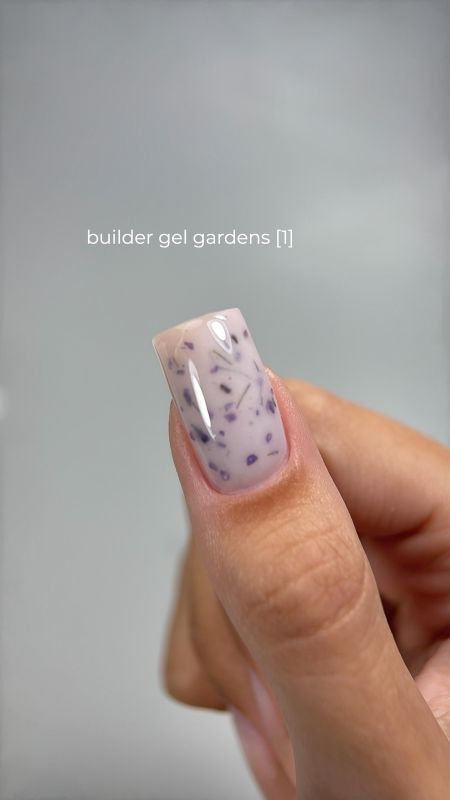 Биллдер гель с сухоцветами Touch Builder Gel Gardens 01, 15мл