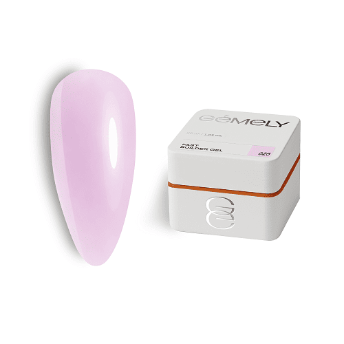 Гель GEMELY Fast builder gel 25, рожевий 30мл