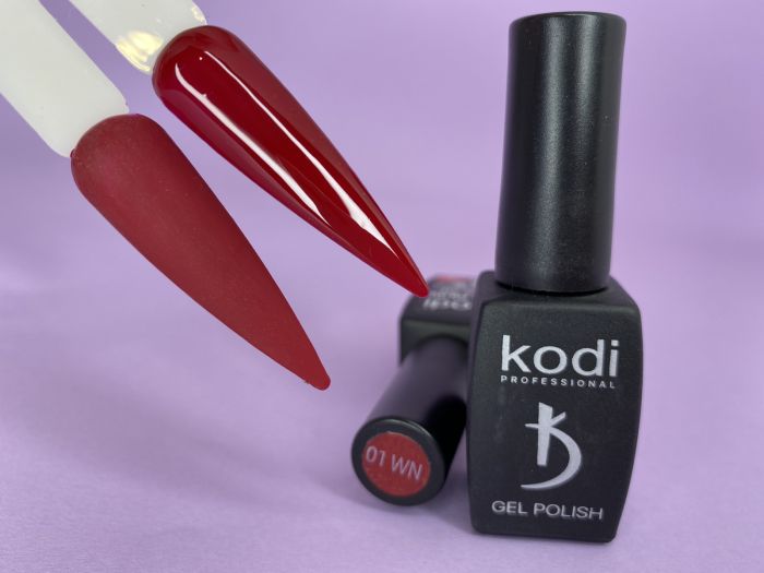 Гель лак Kodi Basic Collection 8 мл WN01 вишневый эмаль