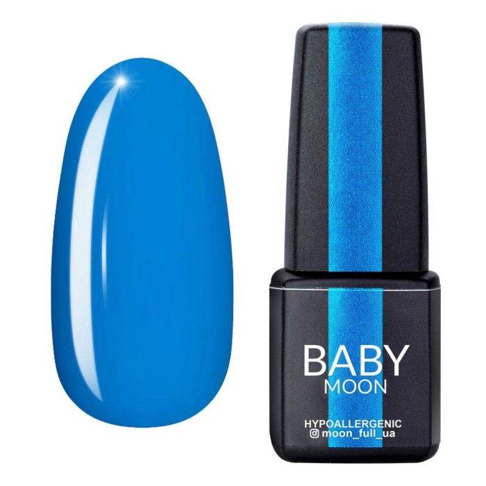 Гель-лак Baby Moon Cold Ocean 20 яскравий блакитний, 6мл